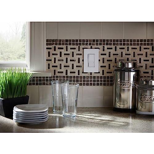 Lutron Lutron Diva LED+ Dimmer Switch for Dimmable LED, Halogen and Incandescent Bulbs, 150W/Single-Pole or 3-Way, White (2-Pack)