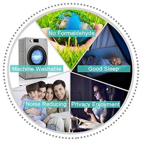 Yakamok Yakamok Mustard Yellow Room Darkening Grommet Window Drapes Thermal Insulated Light Blocking Blackout Curtains for Bedroom(52Wx84L,2 Panels)