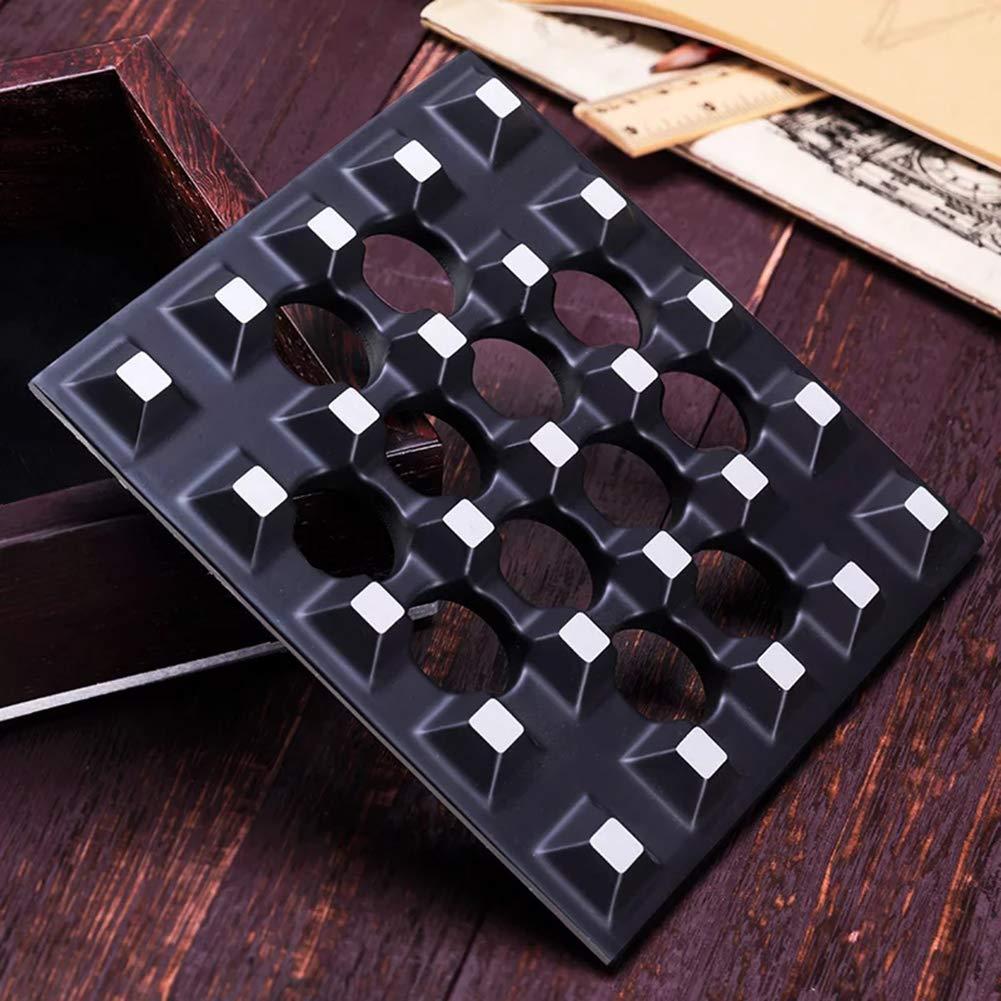 Leicraft Ashtray ,Metal&Wood,Desktop Ash Holder for Home Office Decoration Art