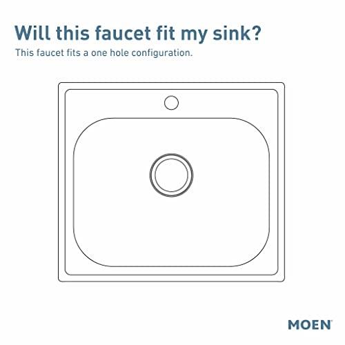 Moen Moen 7565EC Align Motionsense Two-Sensor Touchless One-Handle High Arc Modern Pulldown Kitchen Faucet with Reflex, Chrome