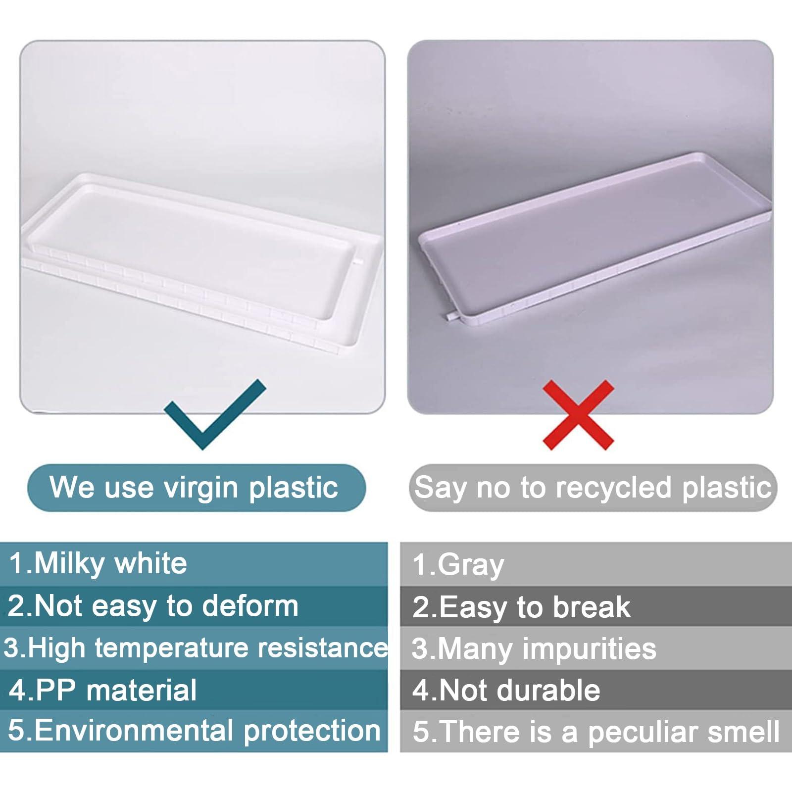 GQMYCDM Condensate Drain Pan Plastic Drip Tray, AC Drip Pan with Drain, Universal Window Air Conditioner Drain Kit, for Indoor/Outdoor Split Air Conditioner Heat Pump Systems(Color:3-5P,Size:Hose 400cm)