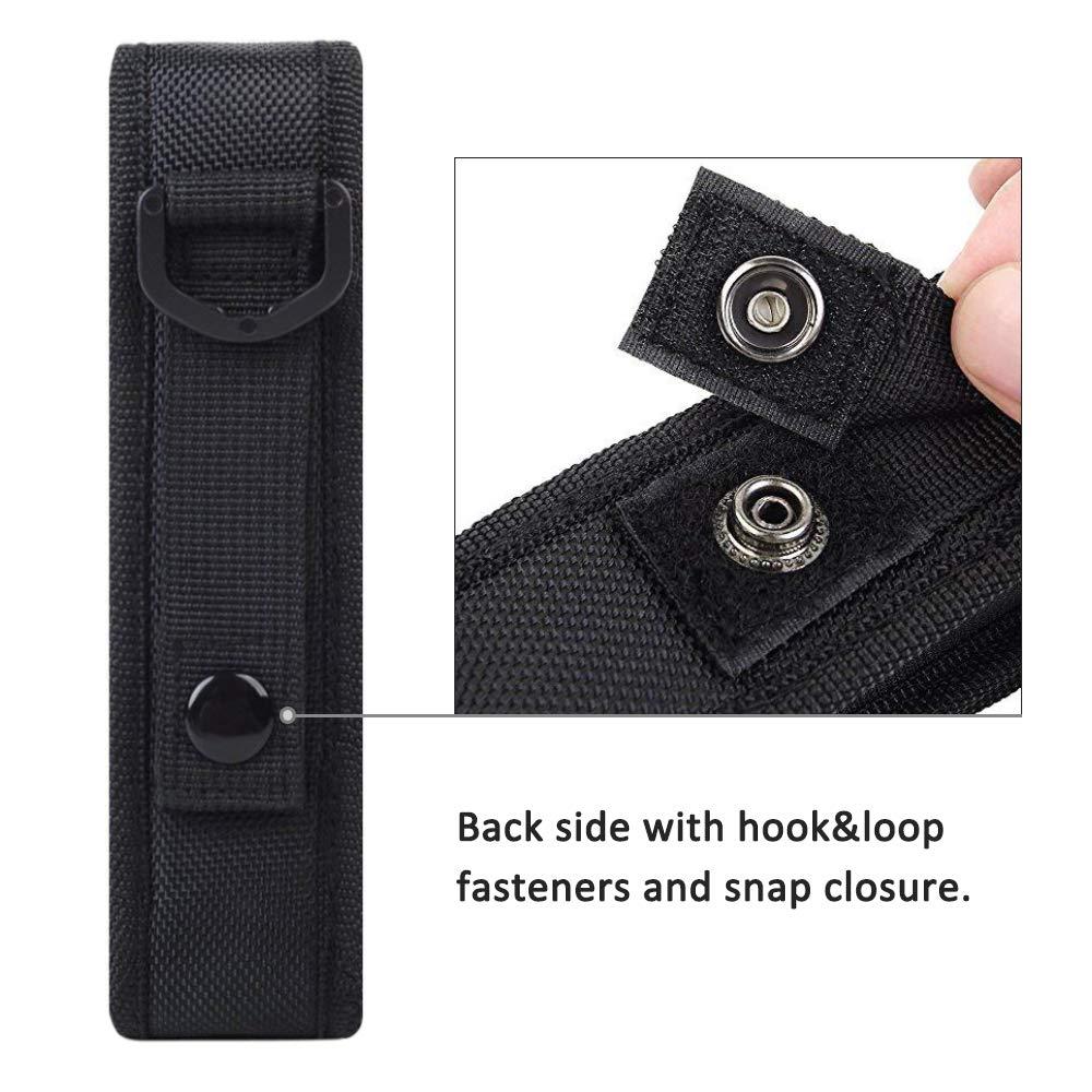 XTAR 2-Pack Flashlight Pouch Holster Holder for 5\"-6.5\" Flash Light Compatible with Fenix UC30 UC35 E35 Surefire G2X 6P 6PX E2L 501B 502B Streamlight ProTac XTAR TZ20 (2 Flashlight Holster)