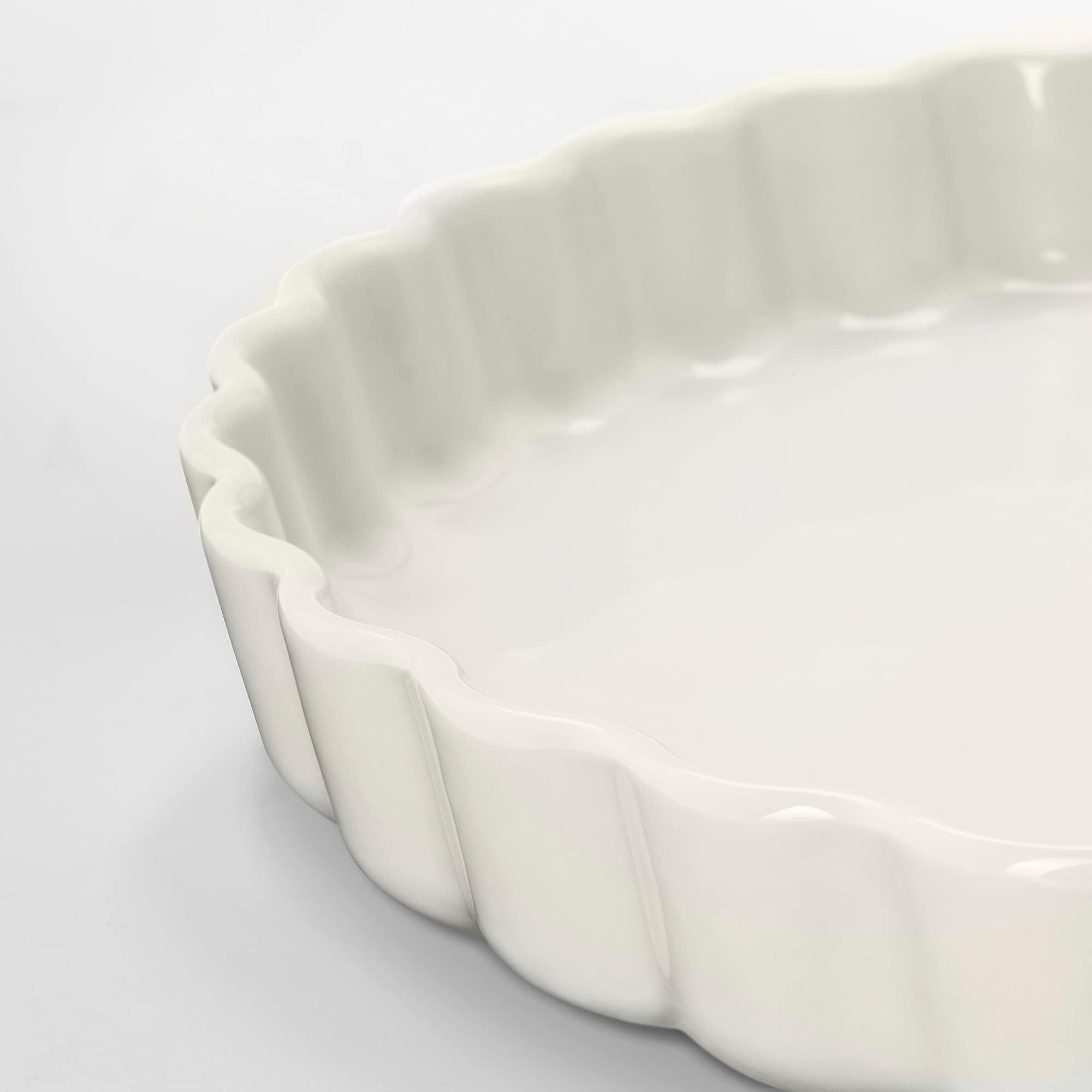 IKEA Ikea VARDAGEN Pie Dish, 32 cm, Off-White