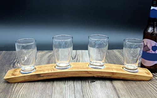 4 Glass Beer Flight 4 Glass Beer Flight (Natural