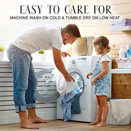 Italian Luxury Italian Luxury Body Pillow Cover - Soft 21\" x 60\" Microfiber Long Pillow Case w/ No Zipper - Fits 20\" x 54\" Pillow, Machine Washable, Black