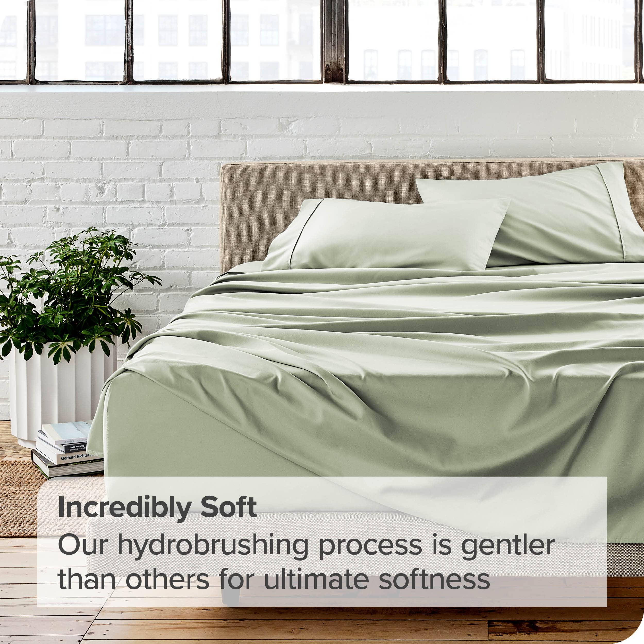Safhome Full Size 4 Piece Sheet Set - Sage - 1000 Thread Count Breathable Cooling Sheets - 8 Inches Deep Pocket Hotel Luxury Bed Sheets Easy Fit Soft & Wrinkle Free Sheets