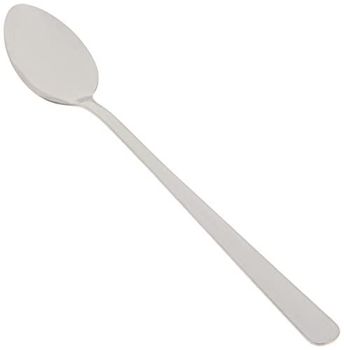 Winco Winco 12-Piece Windsor Iced Teaspoon Set, 18-0 Stainless Steel, Silver