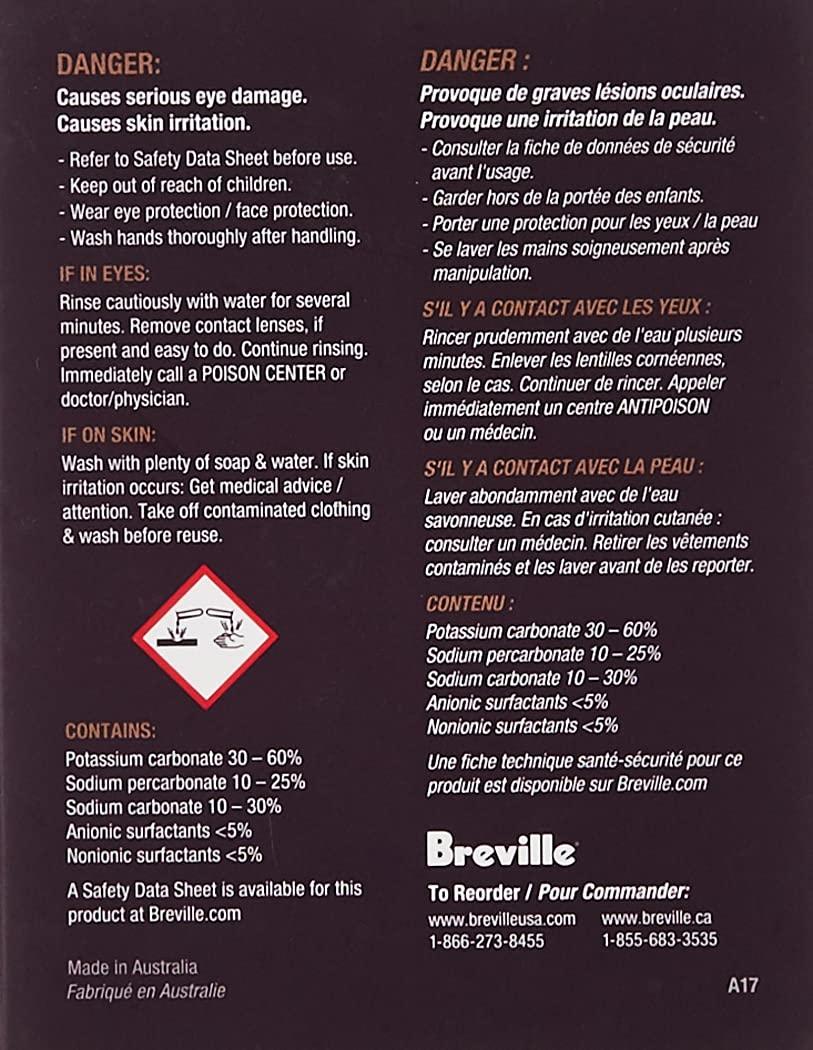 Breville Breville Revive Organic Tea Maker Cleaner, 4 Pack BTM100