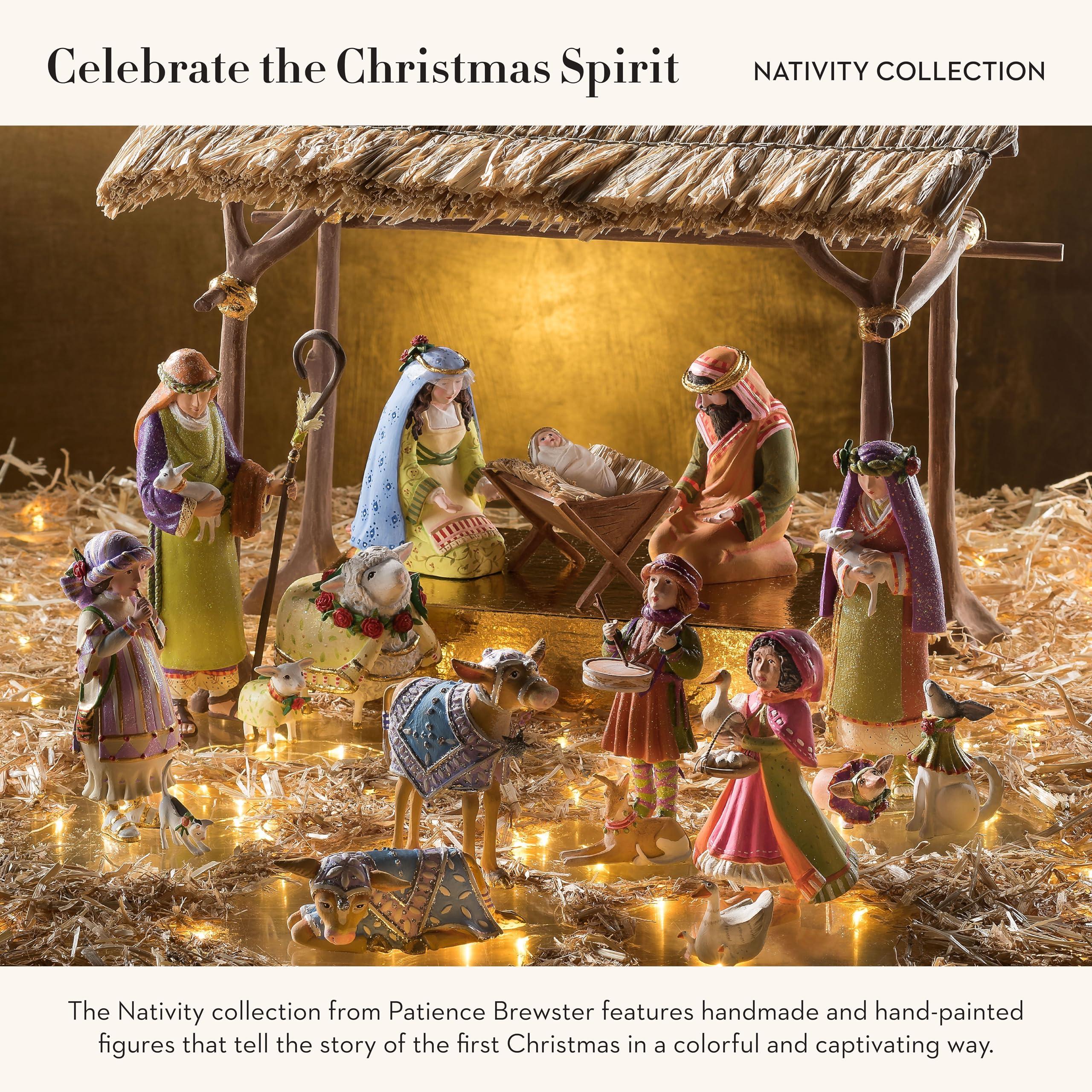 MACKENZIE-CHILDS MACKENZIE-CHILDS Patience Brewster Nativity Figurine, Christmas Nativity Home Decor, Holy Family