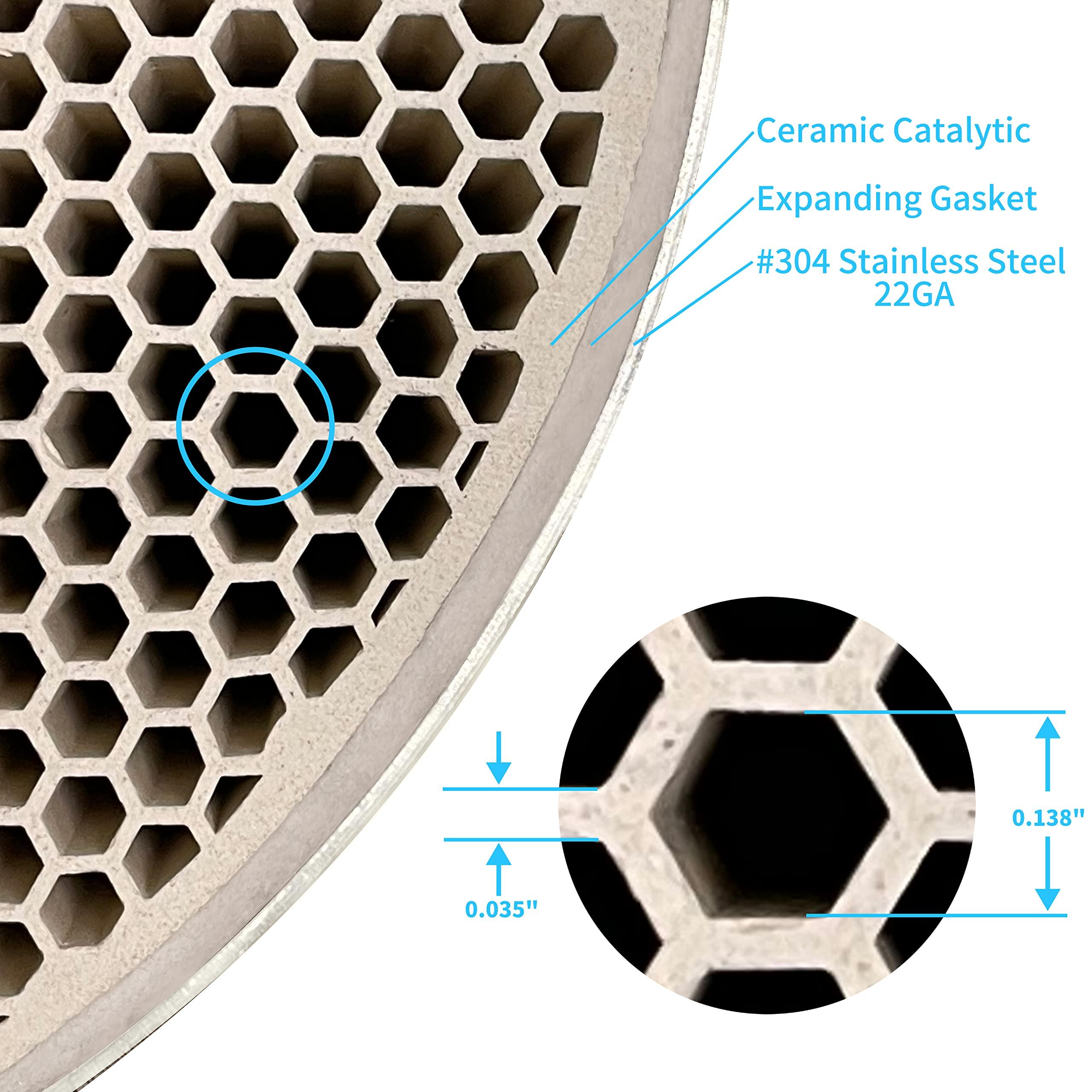Protalwell Protalwell Wood Stove Catalytic Combustor (Diameter 6.00" * Height 3")