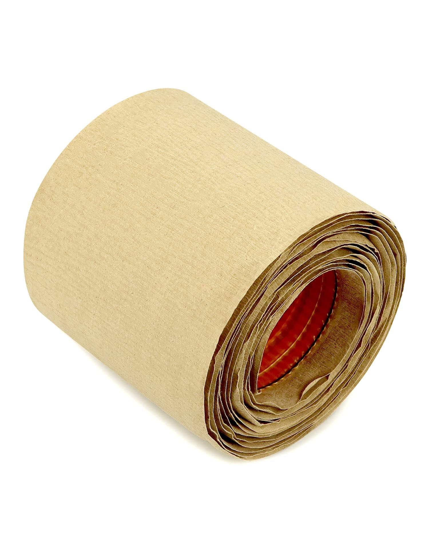 QWORK QWORK Carpet Joining Tape, 4\" x 10\' DIY Rug Grippers Tape for Hardwood Floors, mats, Wall Hanging, Paste, High Tack, No Residue, Easy Tear