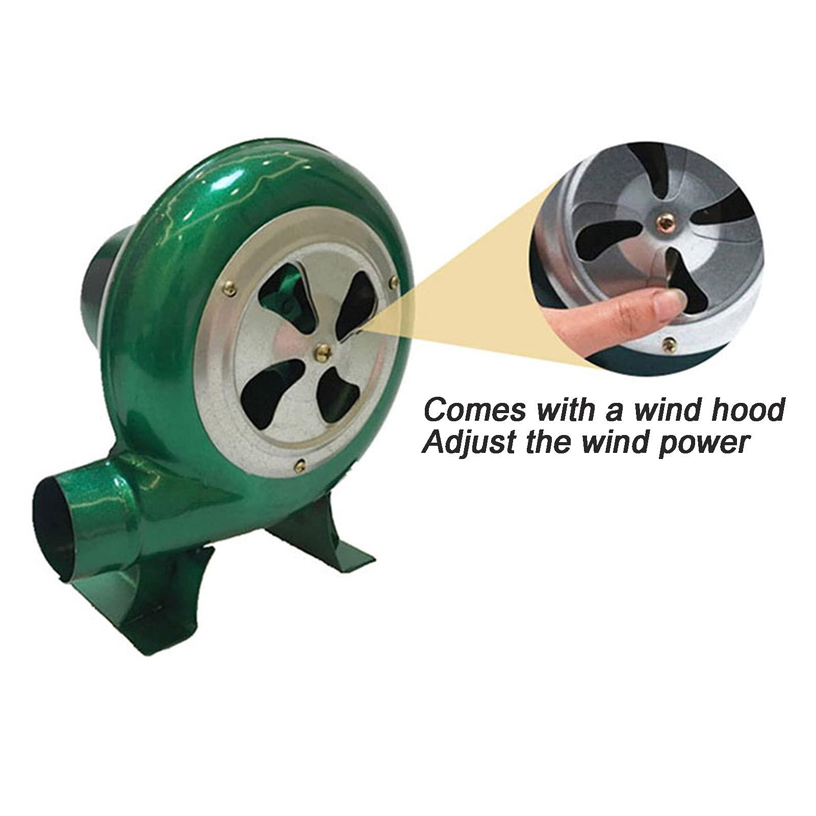 LLYLA BBQ Fireplace Fan, Adjustable Speed, Centrifugal Barbecues Blower, for Outdoor Family,Electric Blacksmith Forge Blower