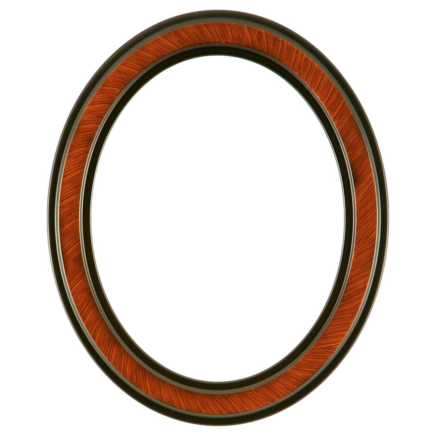 ArtToFrames ArtToFrames 14x17 Inch 820 Oval Frame Vintage Walnut Comes with Oval Flat Glass, Oval Frame Back and Wall Hanging Hardware (820A1417VW)