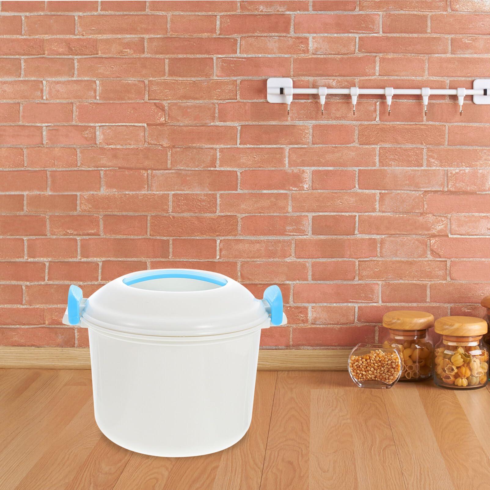 Cabilock Cabilock Microwave Steamer Pot Microwave Rice Cooker, Small Mini Steamer Rice Pasta Cooker Rice Maker Noodle Ramen Bowl Soup Bowl Storage Plate for Chicken Bacon Vegetables Heating Dish l