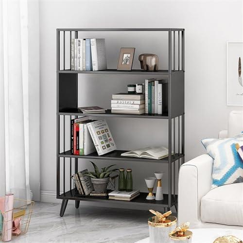 YUXING1205 YUXING1205 Bookcases Simple Iron Bookshelf Storage Rack Floor-to-Ceiling Multi-Layer Storage Storage Shelf Office Bookcase in Living Room and Bedroom Bookshelf Bookcase(60cm)