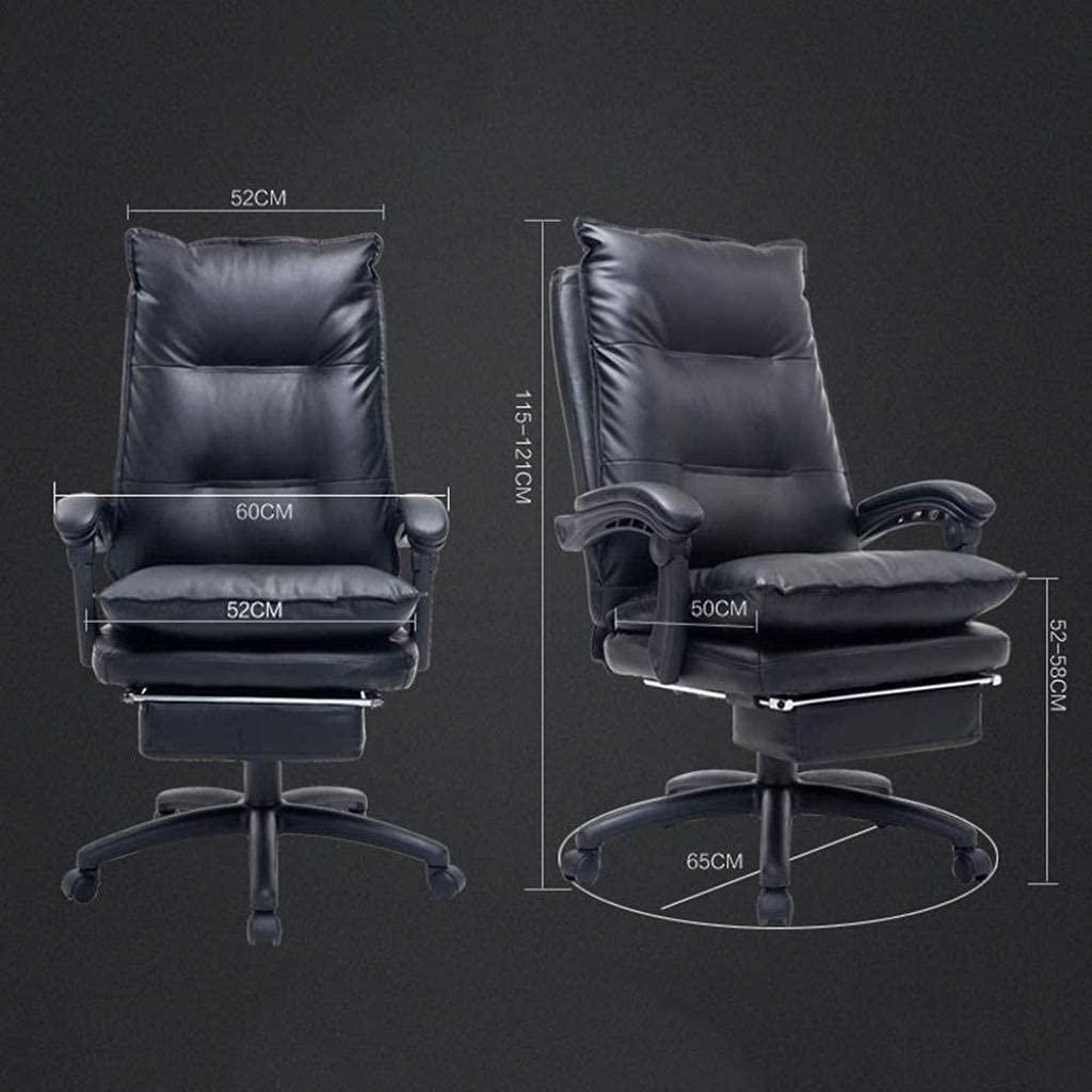 NevStp NevStp Office Chair with Footrest Gaming Chair Computer Chairs Extra Soft Comforts Padded Swivel Chair Ergonomic Safe Durable Heavy Lunch Break Chair Adjustable Height Multifunctional Stool Chair/C