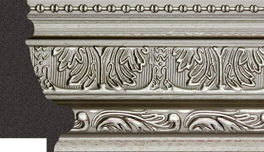 Generic Generic 16X22 3-1/2\"\" Polystyrene Classic Picture Frame 104 Series - Silver by WholesaleArtsFrames-com Made In USA