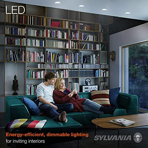 LEDVANCE SYLVANIA LED Flood PAR38 Light Bulb, 90W Equivalent, Efficient 13W, 10 Year, 1175 Lumens, Medium Base, Dimmable, 5000K, Daylight - 2 Pack (79736)