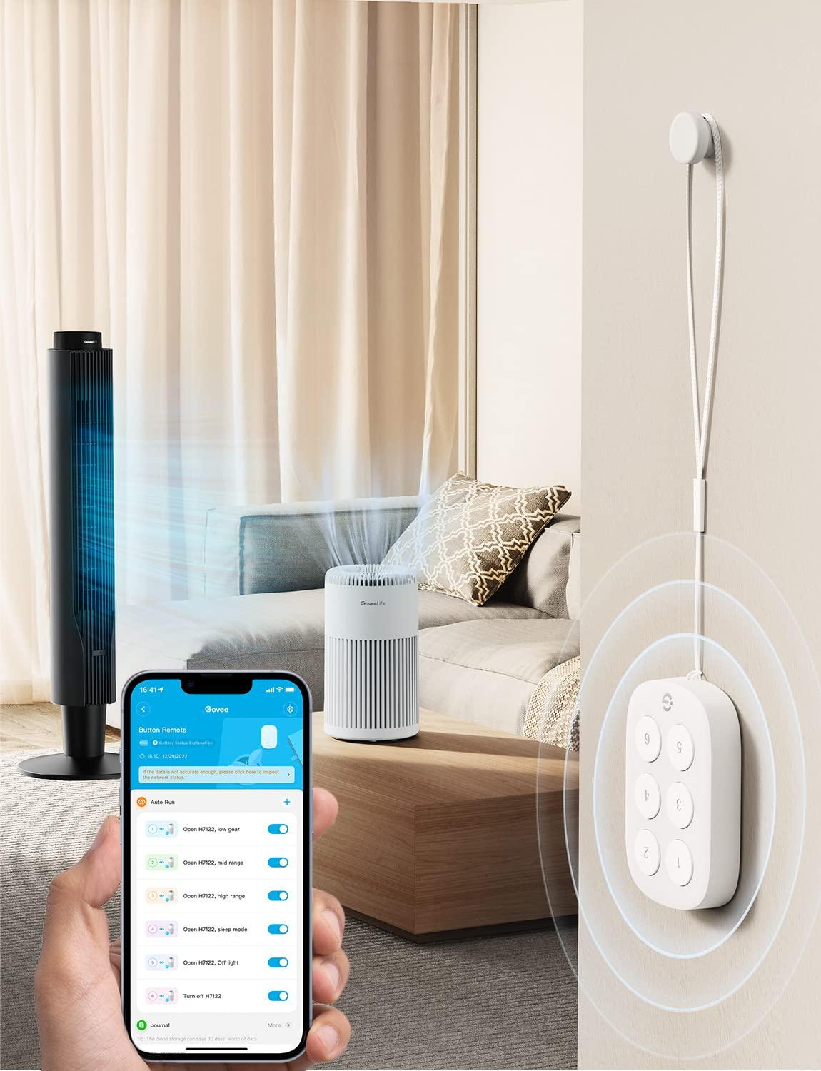 GoveeLife GoveeLife WiFi Freezer Thermometer Bundle with Wireless Mini Smart 6 Button Sensor