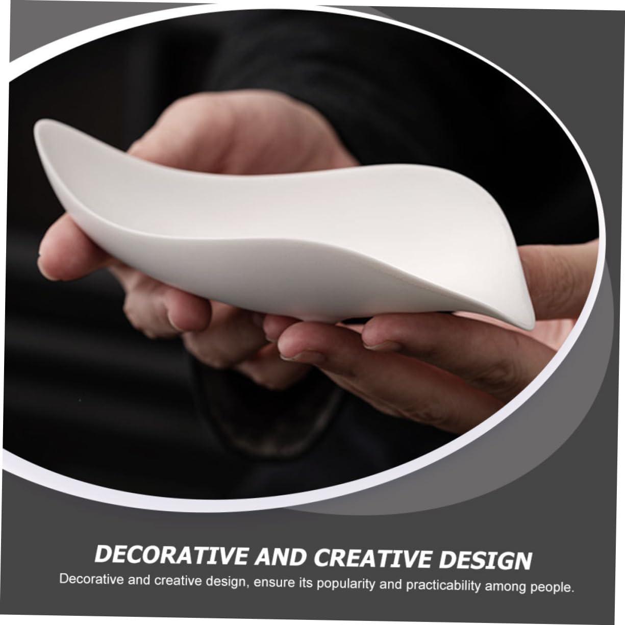 CONGARTENO CONGARTENO 1 Set Tea Spoon Tea Vessel Chinese Tea Tray Loose Tea Leaf Shovel Dosing Cup Tea Presentation Vessel Exquisite Tea Shovel Loose Tea Scoop Small Tea Scoop Niche Zero White Ceramics