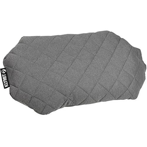 Klymit Klymit Luxe Travel Pillow, Lightweight Inflatable Hybrid Airplane, Backpacking, Hammock, and Camping Pillow, Grey