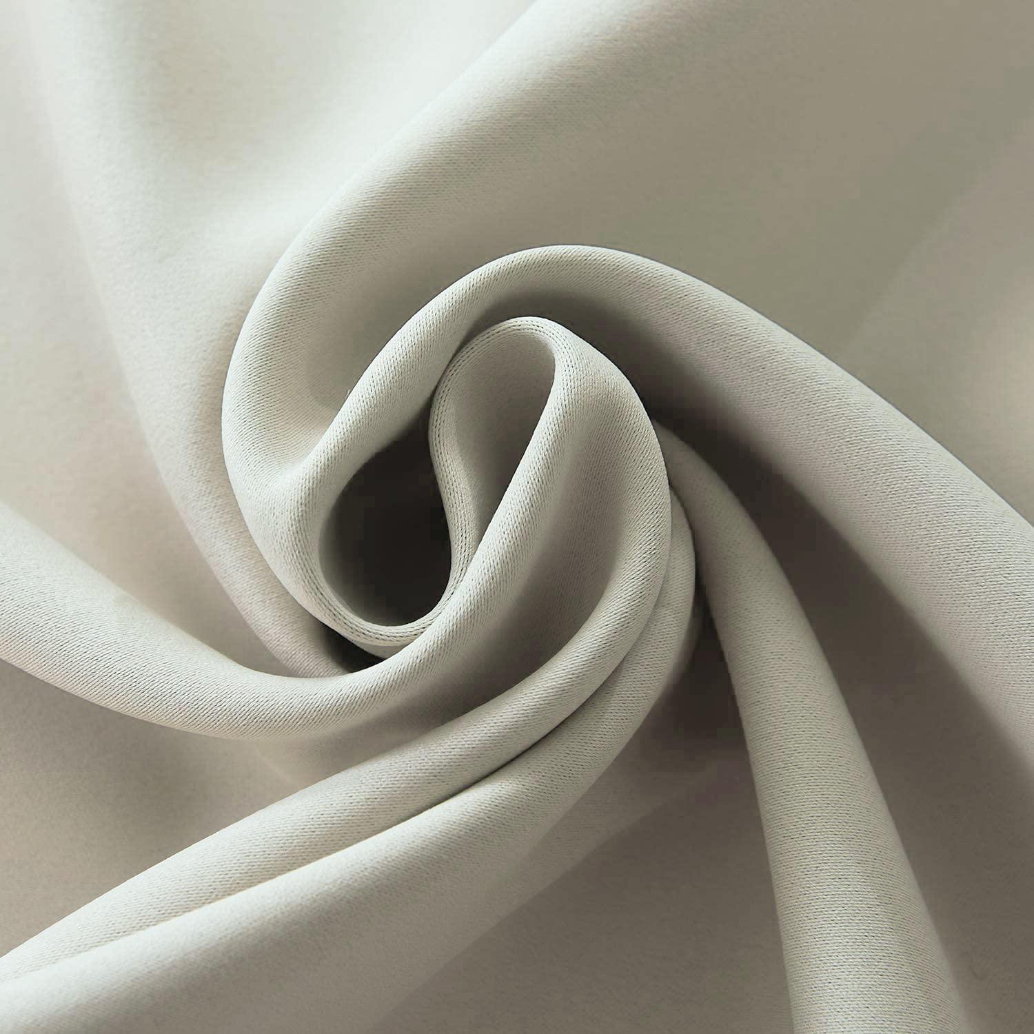 LIYAXUN LIYAXUN Pinch Pleated Curtains, Beige Curtains 120 inch Long for Living Room, Thermal Insulated, 80% Blackout Beige Drape, Pinch Pleat Drapes with Hooks (Beige, 1 Panel, W84 x L120 inch)