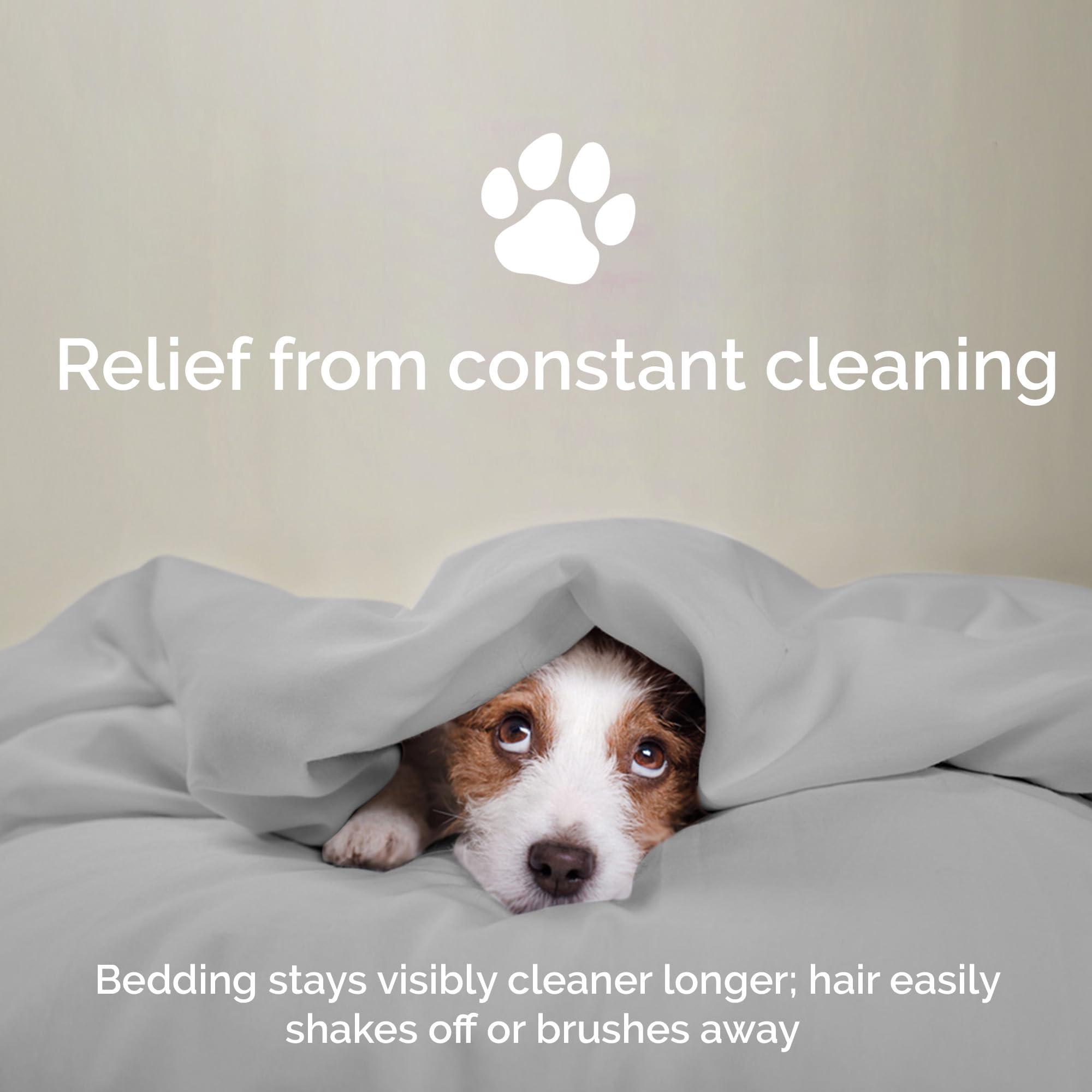 Bamtek Bamtek 100% Viscose from Bamboo Sheets California King Size, Super Soft Bedding Set, 4PC Cooling Sheets for Hot Sleepers, Vegan Silk Moisture Wicking, Organically Grown Bedsheet, Grey Mist (72x84x17)