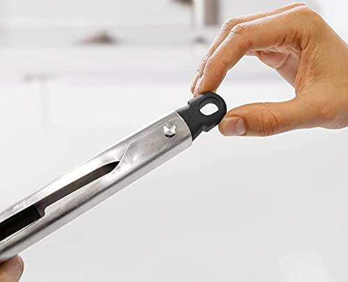 Joseph Joseph Joseph Joseph Elevate Carousel Nylon Kitchen Utensil Set with Rotating Storage Stand, 6-piece, Gray