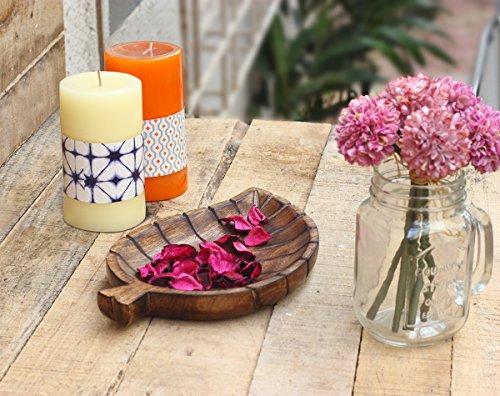 storeindya Decorative Tray for Coffee Table Decor Vanity Organiser Counter top Kitchen Ring Dish Holder