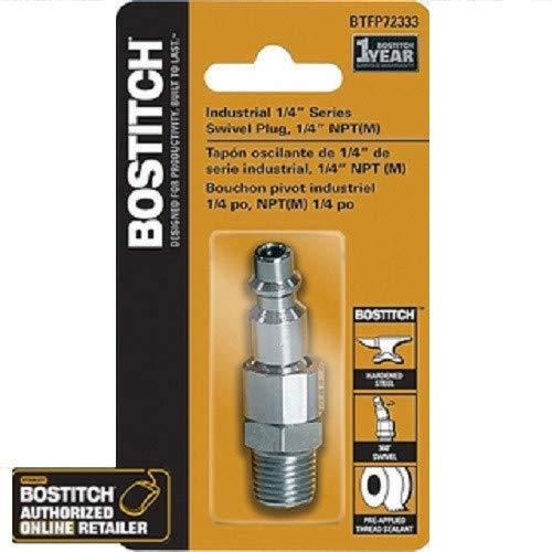 Bostitch Bostitch BTFP72333 Industrial 1/4-Inch Series Swivel Plug - 1/4-Inch NPT Male Thread