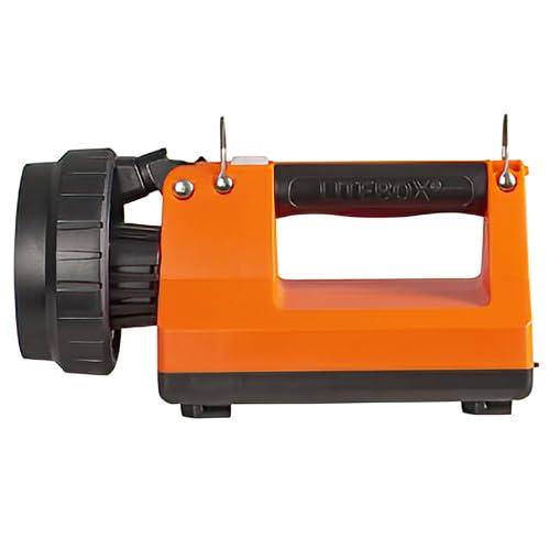Streamlight Streamlight 45807 E-Flood LiteBox 615-Lumen Rechargeable Flood Beam Lantern with Power Failure Lighting System, AC/DC Charging, Heavy Duty Shoulder Strap, and Mounting Rack, Orange