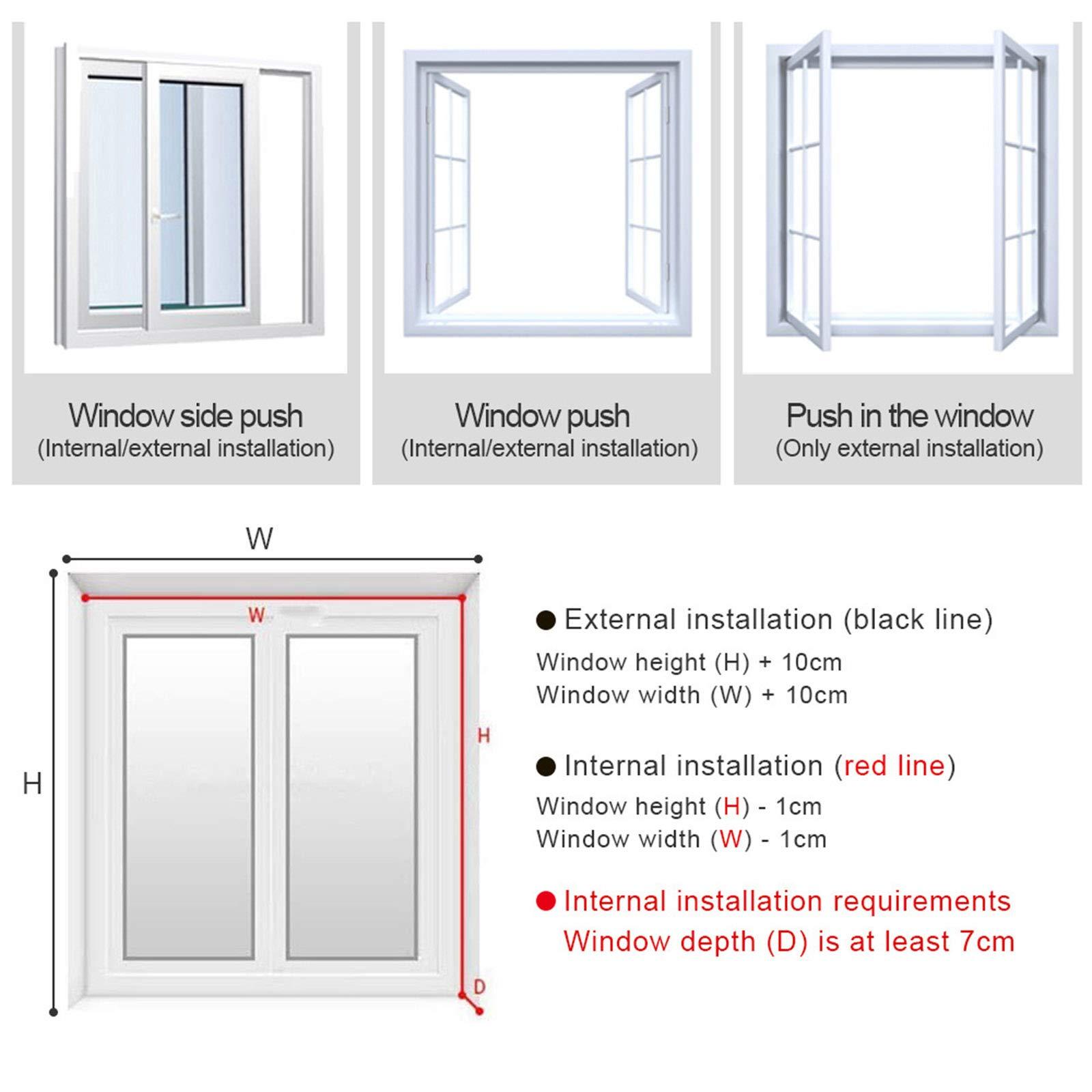 Jolan Window Blinds,Wooden Blinds,Shades for Home,Semi-Blackout,Dark Oak,Faux Wood Blinds,with Lifter.,50x90cm/20x35in