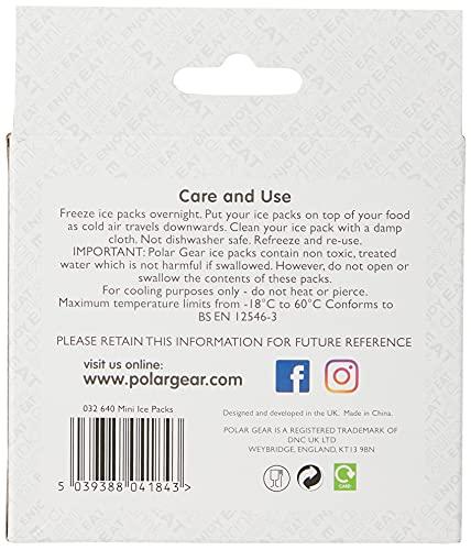 LFEEY Polar Gear ice Pack, Silver and Blue, 10cmx10cm