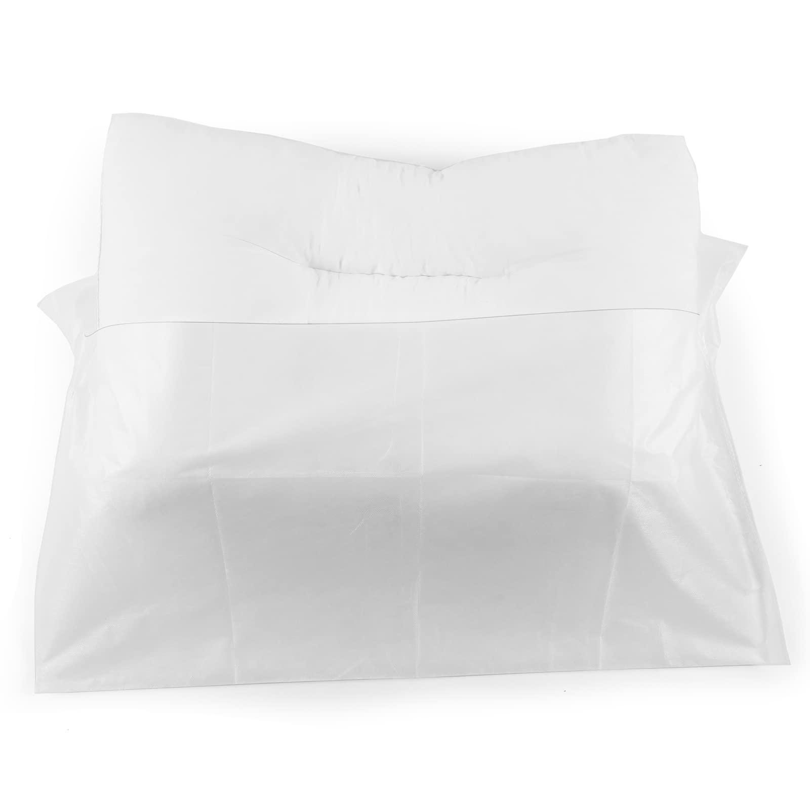 Oudain Oudain Disposable Pillow Cases, 20 Count, White, 32 x 20 Inches, Non Woven Fabric