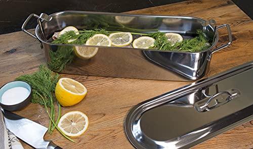 RSVP International RSVP International Endurance Collection Fish Poaching Set, 20 inch, Stainless Steel
