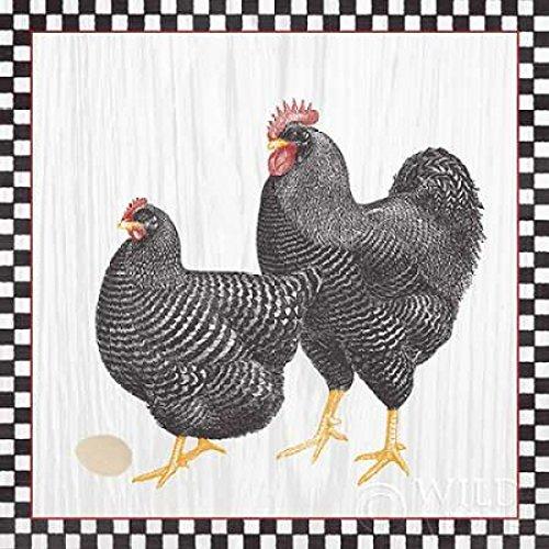 Posterazzi Home to Roost II Poster Print by Wild Apple Portfolio (12 x 12)