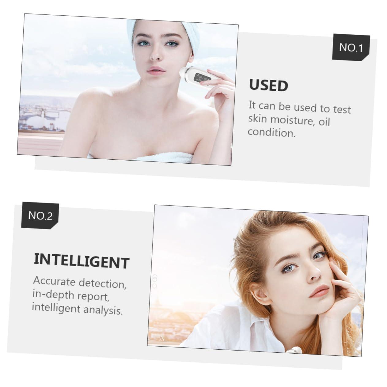 Housoutil Housoutil Skin Oil Condition Analyzing Tool Portable Skin Moisture Tester for Face Accurate and Easy to Carry