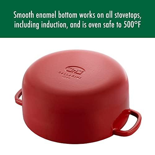 BALLARINI Ballarini Bellamonte Cast Iron Dutch Oven with Lid 4.25-qt, Serves 3-4, Pomodoro Red