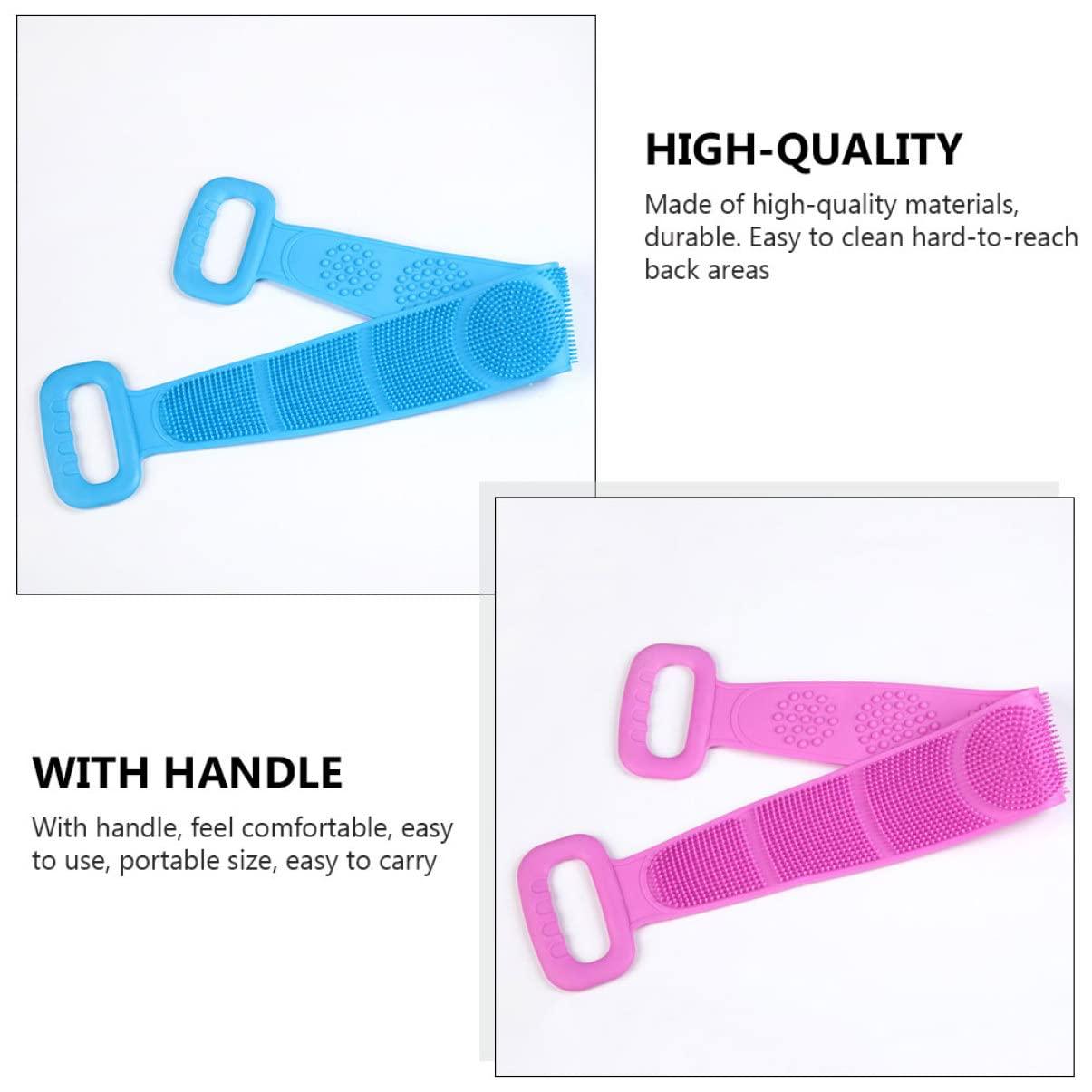 Alipis Alipis Multi-Function Bath Towel Long Strip Exfoliating Soft Silicone Quick Dry