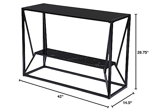 SEI Furniture SEI Furniture Argall Console Table, Black