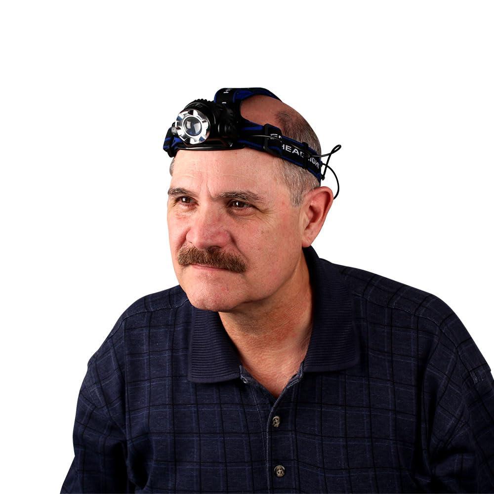 InstallMates InstallMates Headlamp Flashlight Professional Grade with CREE Q3 (XML-T6) LED Lamp, High Performance 650-720 Lumens