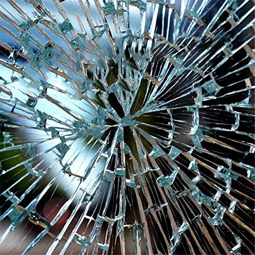 Queenbox Queenbox 3M/10FT Clear Safety and Security Window Film Glass Protection Adhesive UV Prevention Window Film Easy Removal (20IN X10FT)