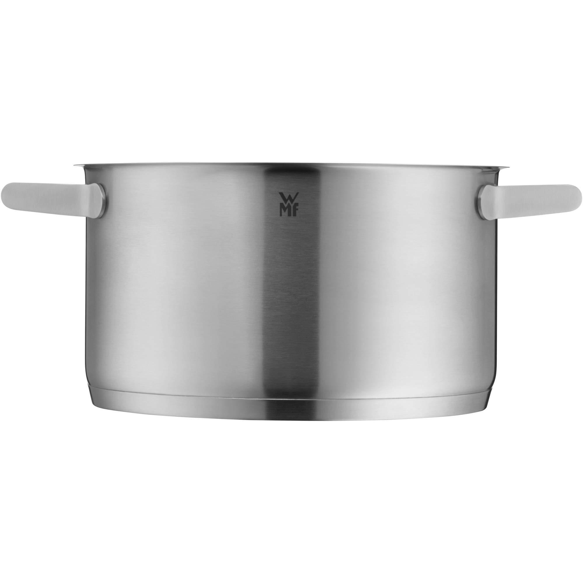 WMF WMF Comfort Line Kochtopf Induktion Fleischtopf 24cm hoch Induction Pot 5.7 L Glass Lid Cromargan Matte Stainless Steel Scale Uncoated