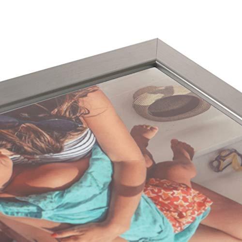 ArtToFrames ArtToFrames 17x30 inch Chrome Stainless Steel Picture Frame, 2WOMFRBW26966-17x30