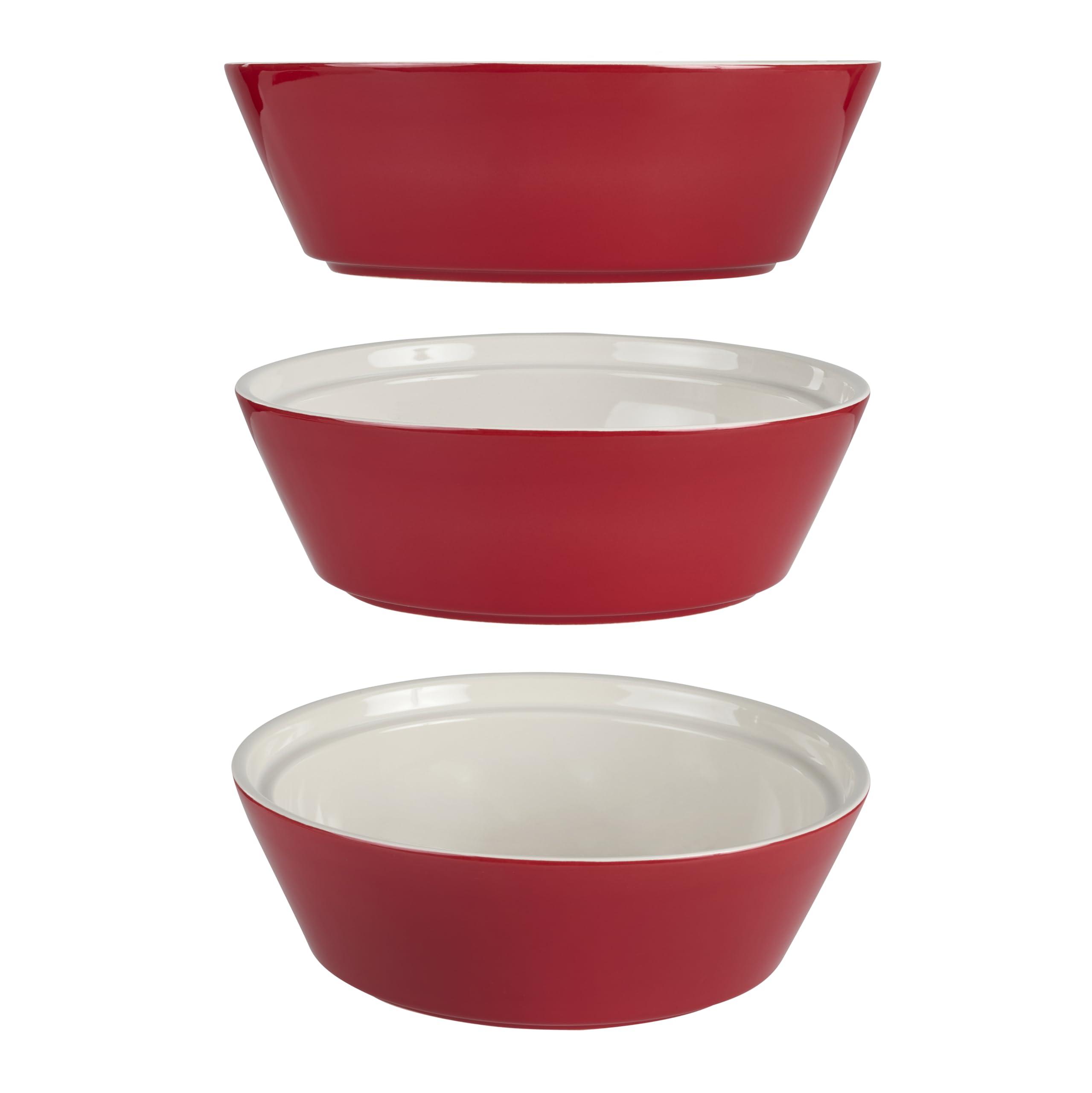Servappetit Servappetit Round Covered Bakeware Red 9\" x 9\" x 3.5\"