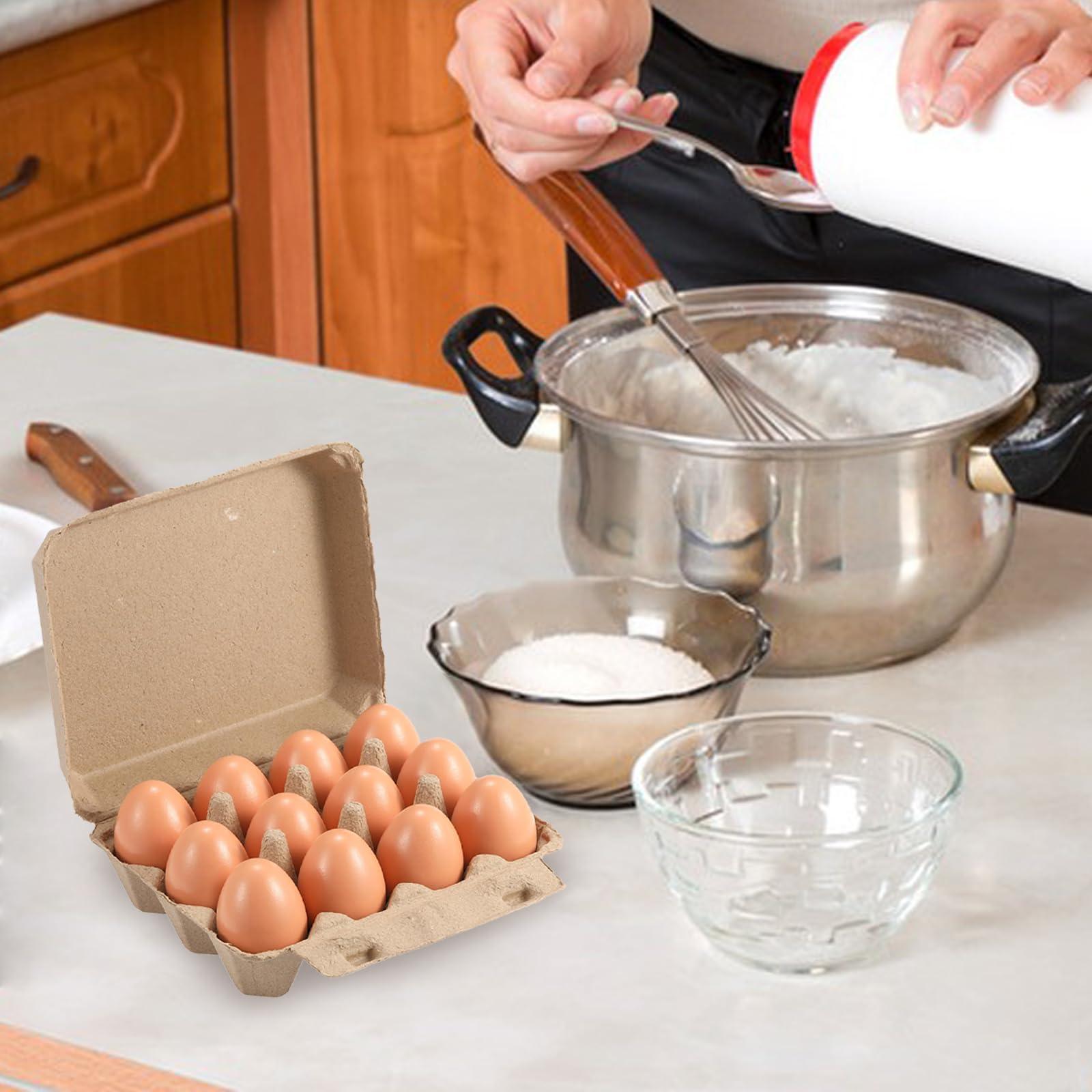 Poreids Poreids 30 Pack Egg Cartons Bulk - 34 Style Reusable Cardboard Egg Cartons 12 Count, Dozen Duck and Chicken Egg Crates