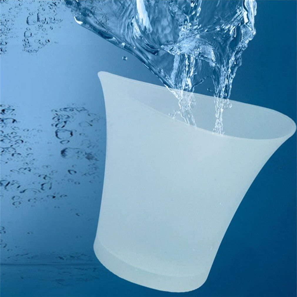 UUNVTOSU UUNVTOSU Plastic LED Ice BucketWaterproof Environmental Protection Ice Buckets Bar Nightclub Light Up Champagne Whiskey Beer Bucket Bars Bucket (Color : Yellow-)