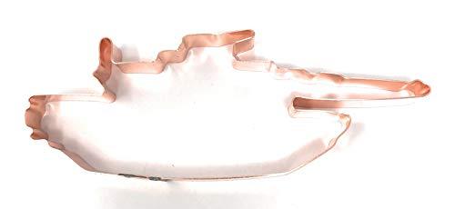 The Fussy Pup M1 Abrams Tank Copper Cookie Cutter