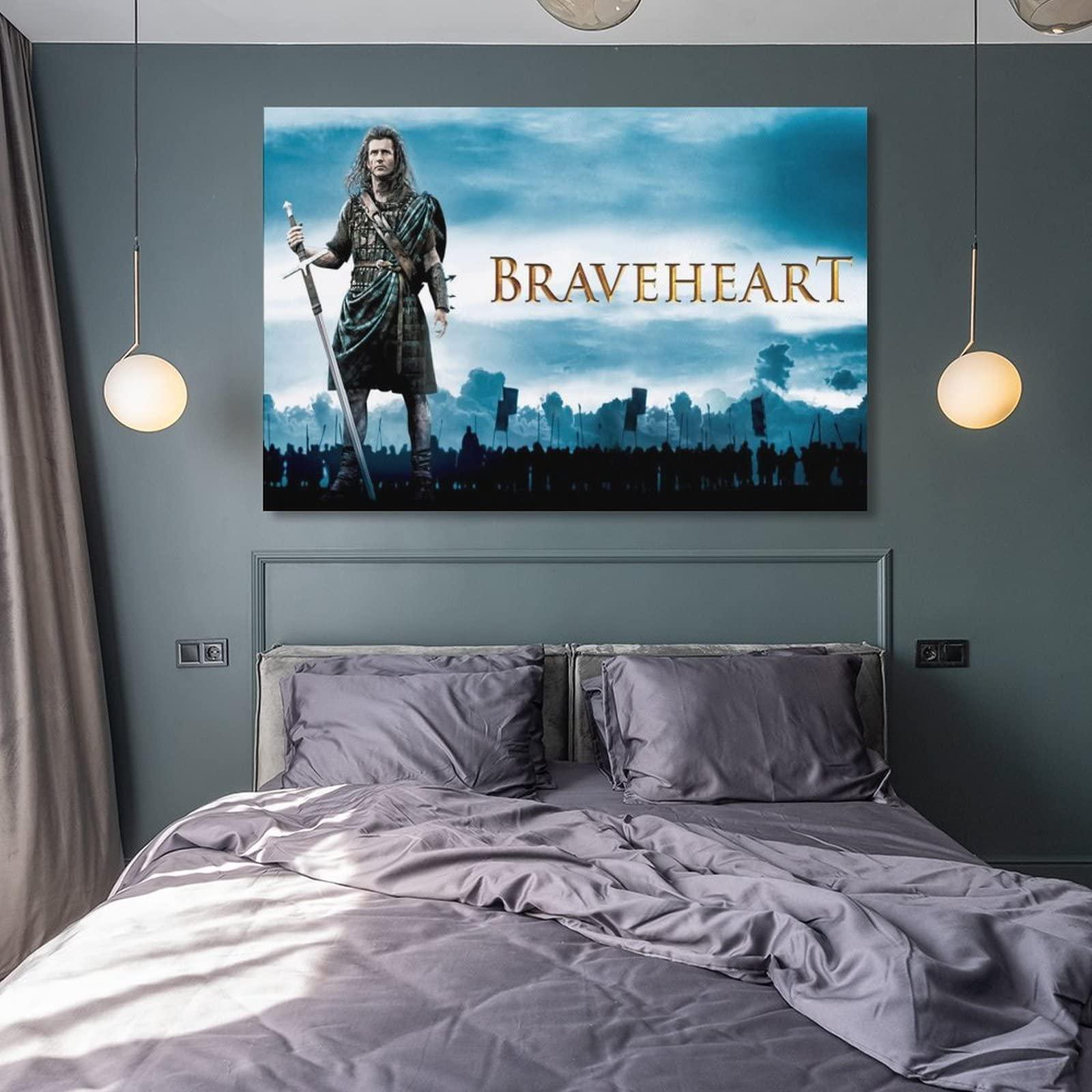 HAUHAU Braveheart Movie Poster (23) Room Aesthetic Poster Print Art Wall Painting Canvas Posters Gifts Modern Bedroom Decor 20x30inch(50x75cm)
