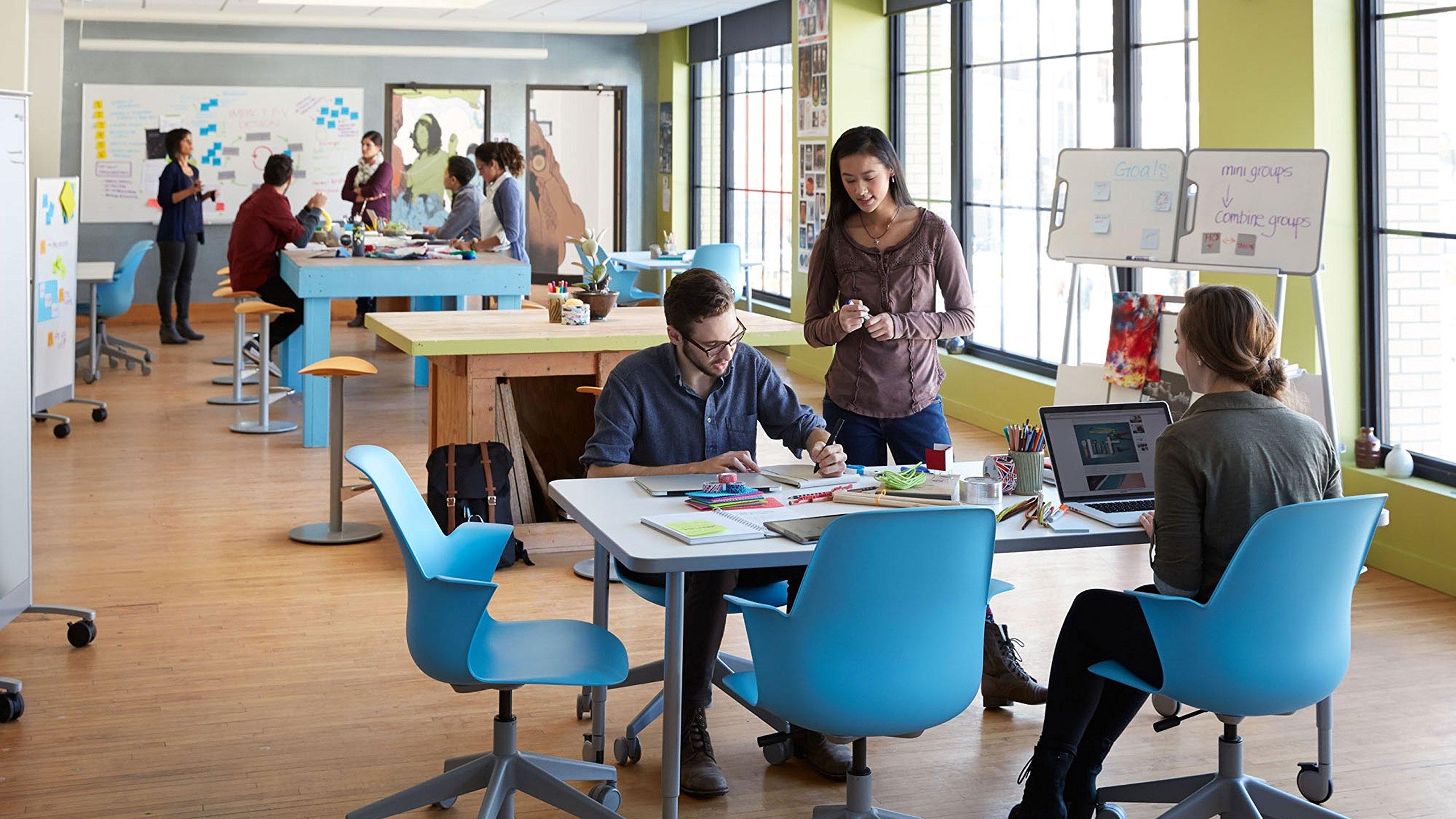 Steelcase Steelcase Node Multipurpose Chair: Tripod Base - Standard Carpet Casters